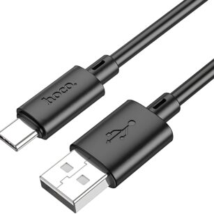 Hoco X88 Gratified 1m USB-A to USB-C Cable Black