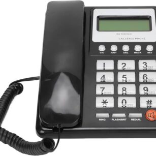 Rainbow KX-T880CID – Corded Phone with Caller ID | Hands-Free | Dual Interface