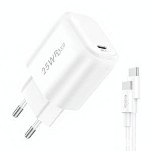 Foneng EU40 25W Type-C to Type-C Fast Charger – White