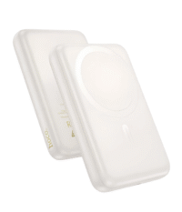 HOCO J141 Grace – Magnetic Wireless Power Bank 10000mAh | White