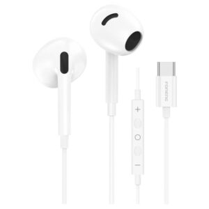 Foneng Earphones T66 Ear Type-C 1.2m White