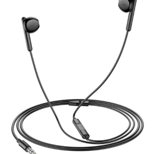 Hoco M93 Type-C Wired Earphones with Mic – Black (1.2m)