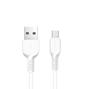Hoco X20 Flash Micro Charging Cable – 2M (White)