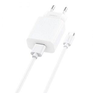 Foneng Charger EU28 USB to Micro Cable 2.4A White