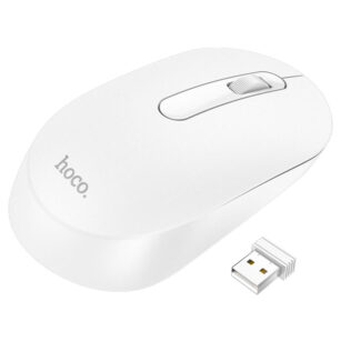 HOCO GM14 Platinum Wireless Mouse – White