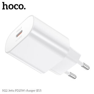 Hoco N22 Type-C PD 25W Adapter – White