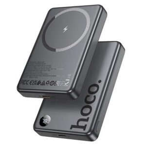 Hoco Q34 Magnetic Power Bank – 10000mAh | 20W PD | Metallic Gray